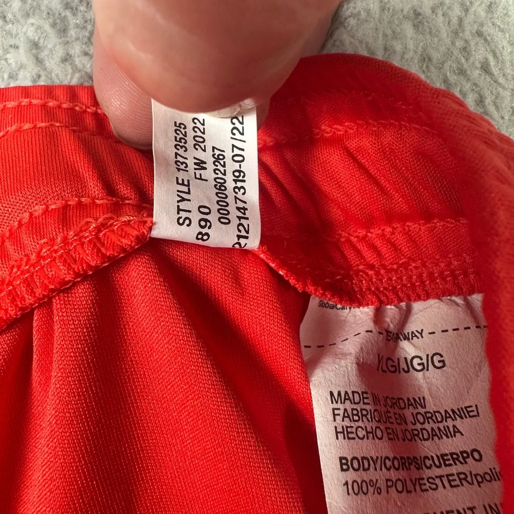 Under Armour Shorts Kids Youth Large YLG Red‎ Drawstring Athletic Loose 1373525